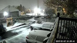 Snow Storm Timelapse 2022-01-07