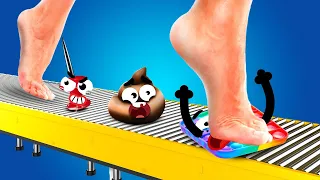 Funny Doodles Play Popular Games! Crazy Pranks, Awkward Situations By Tricky Guys - #Doodland 1044