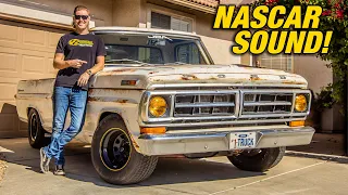 My F100's New Custom NASCAR Exhaust SOUNDS INSANE!