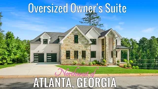 FOR SALE - New 6 BDRM LUXURY Home w/OVERSIZED OWNER'S SUITE on BSMT w/4 CAR Garage NW of ATLANTA