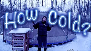 Living in a Yurt Through Cold Maine Winters.