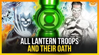 ALL THE LANTERN CORPS TROOPS AND THEIR OATHS