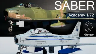 Academy F-86 1/72 scale Honduras Air Force Dual Build!