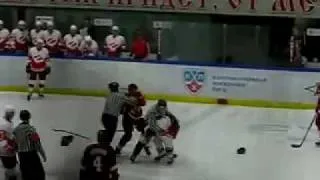 Витязь - Спартак hockey fight