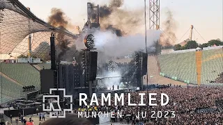 Rammstein LIVE Rammlied - Olympiastadion, München, Germany 07.06.2023