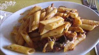 stavo morendo con la pasta alla saurana