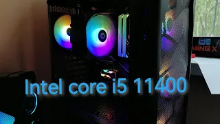 Сборка и тест нового ПК на базе процессора Intel core i5 11400