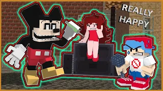 "Really Happy" FNF Vs Suicide Mickey Mouse (ANIMATED) Minecraft Animation