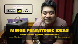 How To: Creating Melodic Licks Using Minor Pentatonic Scale | Guitar Lesson (Beginner/Intermediate)