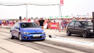 VW SCIROCCO TURBO vs OPEL CORSA TURBO