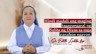 Mabuting Balita l Setyembre 27, 2023 – Miyerkules | Ika-25 Linggo sa Karaniwang Panahon