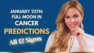 Full Moon in Cancer | PREDICTIONS for all 12 Zodiac Signs | VEDIC ASTROLOGY 2024