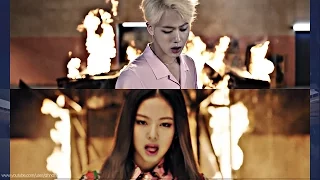 BTS & BLACKPINK - Playing With FIRE '불장난X불타오르네' MASHUP