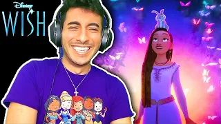 Real Disney Fan Reacts WISH OFFICIAL TEASER TRAILER | WOW! She is…