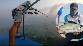 Open sea fishing for travelly , Goa fishing / India fishing