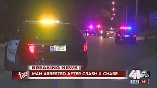 Driver arrested after police chase