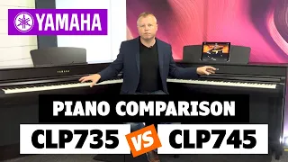 Yamaha CLP735 vs CLP745 Piano Comparison - Worth The Extra Money????