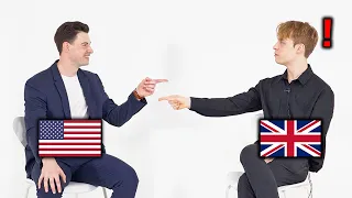 American and British men meet for the first time (What Brit knows of the US)