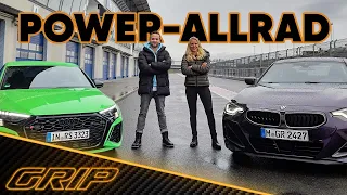 Allrad-Duell: Audi RS 3 🤜vs.🤛 BMW M240i xDrive  | GRIP