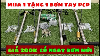 Khuyến Mại Mua 1 Tặng 1- Bơm Tay PCP| Bơm Cao Áp PCP| Bơm Súng PCP Giá Rẻ| Bơm Nén Khí PCP