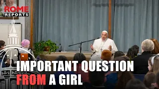 🚨BREAKING NEWS | Young girl asks Pope Francis how to pray and thank God in difficult moments of life