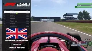 F1 2018 - Silverstone World Record Hotlap - 1:25.344 (PS4) + Setup