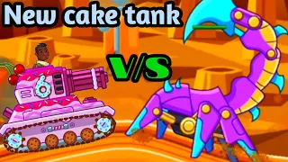 CAKE (Reaper tank) || REAPER TANK Vs HIVEMIND BOSS TANK || CLASH ON TITAN MAP GAMEPLAY