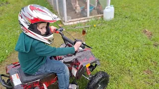 Noah and Sadie having fun today!