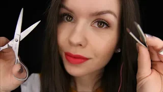 ASMR - Scissor and Tweezer Sounds // Saying "Snip" and "Pluck" Repeatedly