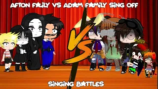 afton family vs Adam family sing off 👾 gachaclud 👾 aftonkid 👾 aftonfamily 👾 fivenightatfreedy
