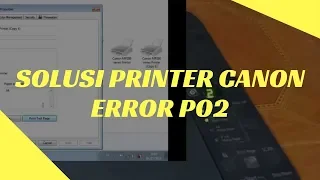 Canon Printer Error P02 Solution