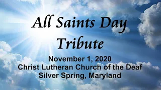 Nov 1, 2020 - All Saints Day tribute