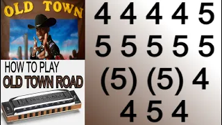 OLD TOWN ROAD HARMONICA ( C DIATONIC ), ARMÓNICA C, GAITA DE BOCA C, BLUES HARP C, MUNDHARMONIKA C