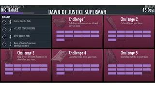 Injustice Android Superman Dawn of Justice Mode NightMare Desafio