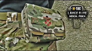 Тактический медицинский подсумок М-ТАС LARGE ELITE/Аптечка/Tactical medical pouch