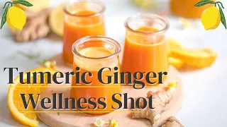 Turmeric Wellness Immunity Shot, BOOST IMMUNE SYSTEM, WEIGHT LOSS, DIGESTIVE HEALTH 4K | CHEFSTINY