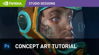 Beginner Concept Art Tutorial: Sci-Fi Character Head & Helmet w/ Ahmed Aldoori