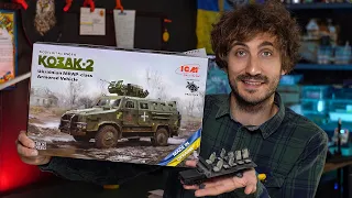 Unique model of the armored car "Cossack-2" 1:35 ICM