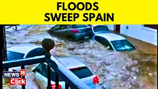 Spain Floods 2023: Drivers Trapped In Cars As Flooding Follows Hailstorm In Zaragoza | News18