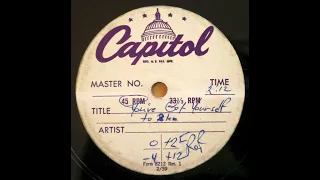 Unknown Country Rockabilly Crooner Demo Acetate 45 Single