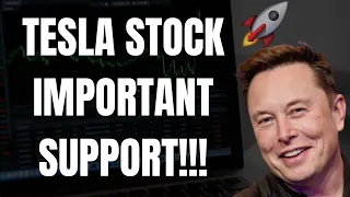 🔥 TESLA STOCK IMPORTANT SUPPORT!!! TSLA, SPY, NVDA, AAPL, SPX, & QQQ PRICE PREDICTIONS!