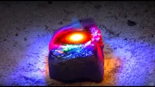 Fresnel Lens 3002ºF DIY Lava Obsidian FARMING Melt Rock Sunlight Solar greenpowerscience