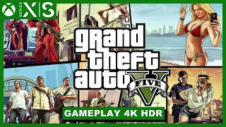 Grand Theft Auto V Xbox Series X Gameplay 4K HDR