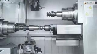 CNC Machine Turning & Mill/Turn Cutting. Metal Cutting Machine Amazing