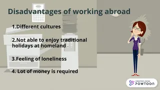 advantages and disadvantages of work abroad