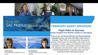 Feb. 2021: Flight Paths to Success: Women Leaders in Aerospace ft. Rhonda Walthall & Brenda Mitchell