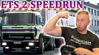 ETS 2 Speedrun: Auf dem letzten LITER: Iveco MAGIRUS DEUTZ bis nach Odessa  - LKW Rennen Simulator