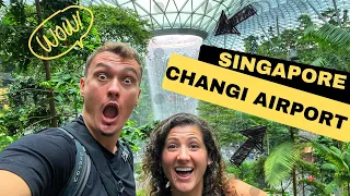 MOST INSANE AIRPORT IN THE WORLD! Singapore Travel - Singapore Noodles - Changi Singapore
