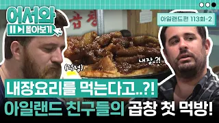 저녁 식사로 곱창을 추천한 닐! 그런데 표정들이 어둡다?! 아일랜드 친구들의 곱창 첫 먹방✨ l #어서와몰아보기​ l #어서와한국은처음이지​ l EP.113-2