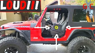 Jeep TJ $17 Center Console Subwoofer Upgrade